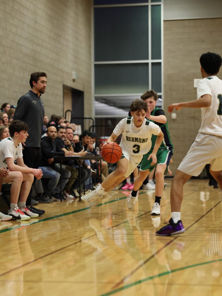 Redmond High School  basketball game 