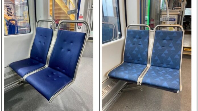 Redmond 2 Line Light Rail Vinyl Seats