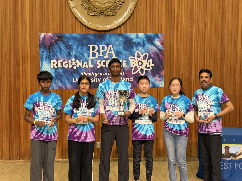 evergreen middle school team 1 two years running