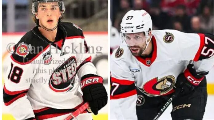 Many hockey fans often ask whether Jayden Perron is related to David Perron.